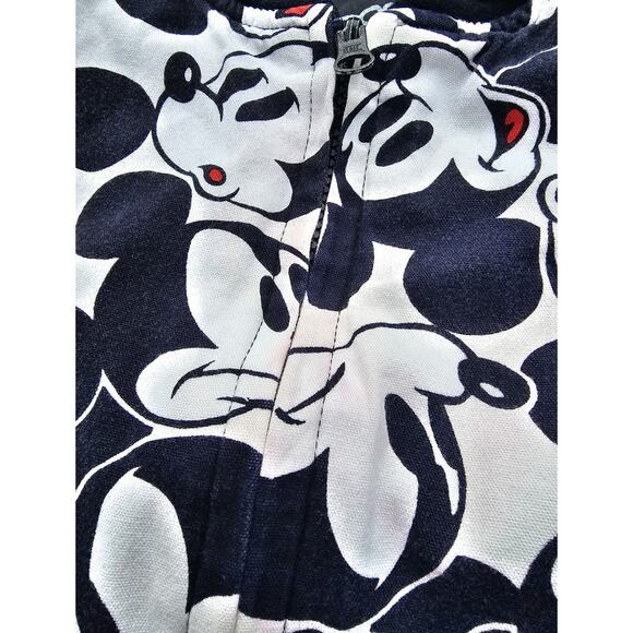 Vintage Mickey Mouse RARE 1979 Seoul Enterprise Korea Reversible Jacket Youth - Picture 9 of 11